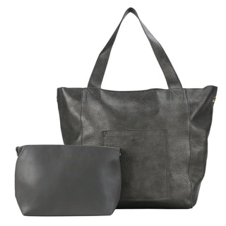 Leatherette PU Tote + Cosmetic