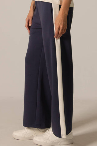 Butter Modal Side Stripe Wide Leg Pants