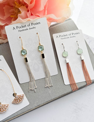 Chain Tassel Earrings