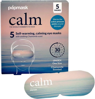 Calm Self-warming Chamomile Scented Sleep Masks (5-pack)