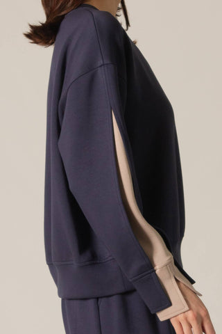 Butter Modal Color Layered Long Sleeve Top