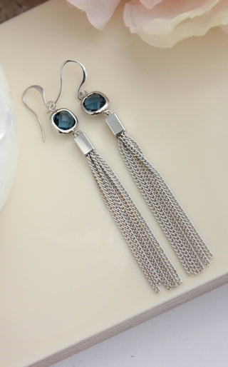 Chain Tassel Earrings
