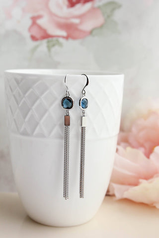 Chain Tassel Earrings