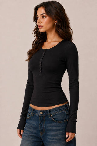Long Sleeve Henley Layering