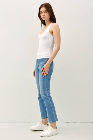 Basic Full Length V-Neck Tank