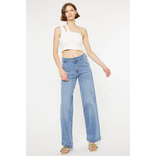 High Rise Trouser Wide Leg Jean