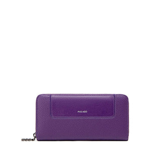Mae - Recycled Vegan Zip Wallet - Plum Pebbled