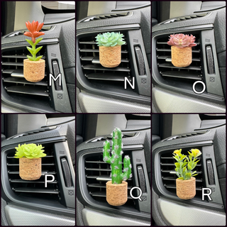 Plant Car Clip Air Freshener Diffuser (Reusable)