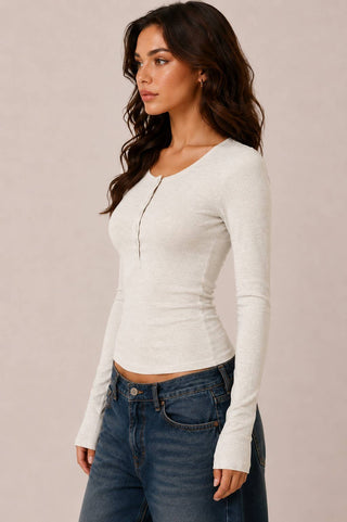 Long Sleeve Henley Layering