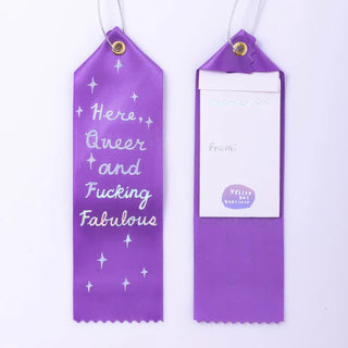 Award Ribbon Note