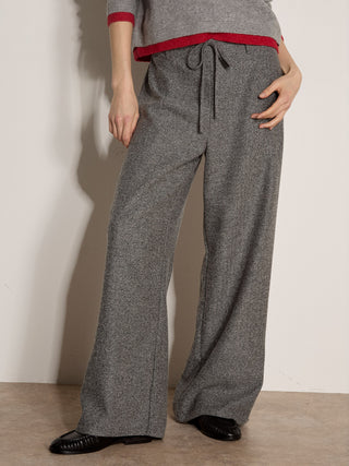 Imogen Tweed Tie Through Trousers