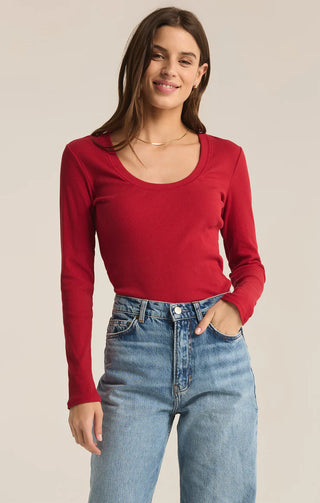 Sirena Rib Long Sleeve Tee