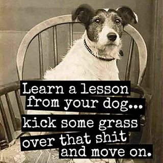 Learn A Lesson From Your Dog... Fridge Magnet